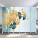 Double Side Light Luxury Room Divider Foldable Mobile Screen Double Side Light Luxury Room Divider Foldable Mobile Screen