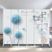 Double Side Light Luxury Room Divider Foldable Mobile Screen Double Side Light Luxury Room Divider Foldable Mobile Screen