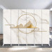 Double Side Light Luxury Room Divider Foldable Mobile Screen Double Side Light Luxury Room Divider Foldable Mobile Screen