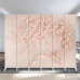 Double Side Light Luxury Room Divider Foldable Mobile Screen Double Side Light Luxury Room Divider Foldable Mobile Screen