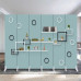 Double Side Light Luxury Room Divider Foldable Mobile Screen Double Side Light Luxury Room Divider Foldable Mobile Screen