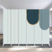 Double Side Light Luxury Room Divider Foldable Mobile Screen Double Side Light Luxury Room Divider Foldable Mobile Screen