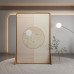 New Chinese Style Screen Round Floral Moon Round Small Screen Small Living Room Bedroom Living Room Dining Room Divider Customization Wood Color New Chinese Style Screen Round Floral Moon Round Small Screen Small Living Room Bedroom Living Room Dining Room Divider Customization Wood Color