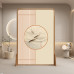 New Chinese Style Screen Round Floral Moon Round Small Screen Small Living Room Bedroom Living Room Dining Room Divider Customization Wood Color New Chinese Style Screen Round Floral Moon Round Small Screen Small Living Room Bedroom Living Room Dining Room Divider Customization Wood Color