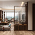 Modern Chinese Wooden Divider Storage Shoe Cabinet Hall Screen Modern Chinese Wooden Divider Storage Shoe Cabinet Hall Screen