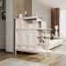 Doublesided Screen Cabinet Cream Entry Hall Decoration Cabinet Living Room Entrance