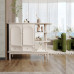 Doublesided Screen Cabinet Cream Entry Hall Decoration Cabinet Living Room Entrance