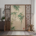 Modern minimalist room divider screen for living room home entryway office wooden mobile seat screen Modern minimalist room divider screen for living room home entryway office wooden mobile seat screen