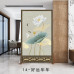 Chinese Screen Divider Living Room Home Entrance Modern Minimalist Fabric Fabric Wood Simple Seat Screen Chinese Screen Divider Living Room Home Entrance Modern Minimalist Fabric Fabric Wood Simple Seat Screen