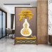 Chinese Screen Divider Living Room Home Entrance Modern Minimalist Fabric Fabric Wood Simple Seat Screen Chinese Screen Divider Living Room Home Entrance Modern Minimalist Fabric Fabric Wood Simple Seat Screen