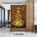 Chinese Screen Divider Living Room Home Entrance Modern Minimalist Fabric Fabric Wood Simple Seat Screen Chinese Screen Divider Living Room Home Entrance Modern Minimalist Fabric Fabric Wood Simple Seat Screen