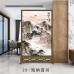 Chinese Screen Divider Living Room Home Entrance Modern Minimalist Fabric Fabric Wood Simple Seat Screen Chinese Screen Divider Living Room Home Entrance Modern Minimalist Fabric Fabric Wood Simple Seat Screen