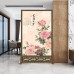 Chinese Screen Divider Living Room Home Entrance Modern Minimalist Fabric Fabric Wood Simple Seat Screen Chinese Screen Divider Living Room Home Entrance Modern Minimalist Fabric Fabric Wood Simple Seat Screen