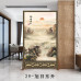 Chinese Screen Divider Living Room Home Entrance Modern Minimalist Fabric Fabric Wood Simple Seat Screen Chinese Screen Divider Living Room Home Entrance Modern Minimalist Fabric Fabric Wood Simple Seat Screen