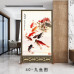 Chinese Screen Divider Living Room Home Entrance Modern Minimalist Fabric Fabric Wood Simple Seat Screen Chinese Screen Divider Living Room Home Entrance Modern Minimalist Fabric Fabric Wood Simple Seat Screen