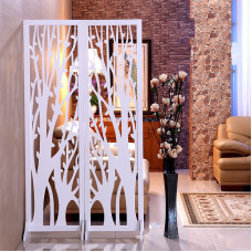 Modern Carved Hollow Folding Screen Partition In Tree Style Modern Carved Hollow Folding Screen Partition In Tree Style