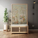 Scandinavian Room Divider Living Room Fabric Simple Modern Stylish Bedroom Screen Home American Entryway Shoe Cabinet