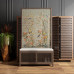 Scandinavian Room Divider Living Room Fabric Simple Modern Stylish Bedroom Screen Home American Entryway Shoe Cabinet