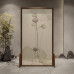 New Chinese Style Screen Divider Living Room Entrance Wooden Mobile Bedroom Block Home Zen Lotus Office