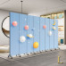 Folding Screen Divider Home Kids Room Fabric Carton Background Wall Folding Screen Divider Home Kids Room Fabric Carton Background Wall