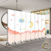 Folding Screen Divider Home Kids Room Fabric Carton Background Wall Folding Screen Divider Home Kids Room Fabric Carton Background Wall