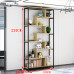 Office Partition Cabinet Bookshelf Screen Living Room Iron Modern Porch Decor Cabinet Display Shelf Flower Shelf Office Partition Cabinet Bookshelf Screen Living Room Iron Modern Porch Decor Cabinet Display Shelf Flower Shelf