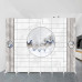 Modern Nordic Minimalist Luxury Screen Wall Room Folding Mobile Bedroom Office Shield Home Double Sided Modern Nordic Minimalist Luxury Screen Wall Room Folding Mobile Bedroom Office Shield Home Double Sided