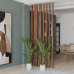 Scandinavian Style Wood Divider Screen Columns Living Room Modern Simplicity Entrance Wood Grille