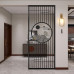 Light Luxury Stainless Metal Iron Art Screen Partition Living Room Simple Modern New Chinese Style Hanging Decorative Hollow Out