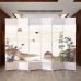 Modern Minimalist Foldable Room Divider for Home Office Entryway Modern Minimalist Foldable Room Divider for Home Office Entryway