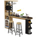 Modern Simple Home Bar Cabinet Separator Cabinet Dining Table for Living Room Balcony High Table