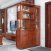 Double sided solid wood wine cabinet entryway hall cabinet screen Double sided solid wood wine cabinet entryway hall cabinet screen