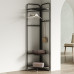 Iron Simple Home Bedroom Corner Hanging Clothes Rack Living Room Floor Wall Corner Coat Hat Rack Corner Storage Artifact Iron Simple Home Bedroom Corner Hanging Clothes Rack Living Room Floor Wall Corner Coat Hat Rack Corner Storage Artifact