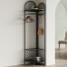 Iron Simple Home Bedroom Corner Hanging Clothes Rack Living Room Floor Wall Corner Coat Hat Rack Corner Storage Artifact Iron Simple Home Bedroom Corner Hanging Clothes Rack Living Room Floor Wall Corner Coat Hat Rack Corner Storage Artifact