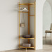 Iron Simple Home Bedroom Corner Hanging Clothes Rack Living Room Floor Wall Corner Coat Hat Rack Corner Storage Artifact Iron Simple Home Bedroom Corner Hanging Clothes Rack Living Room Floor Wall Corner Coat Hat Rack Corner Storage Artifact