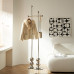 Nordic Stainless Steel Coat Hanger for Bedroom Living Room Storage