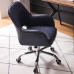 Nordic Computer Chair Comfortable for Long Sitting with Adjustable Height Swivel Leather Backrest for Home or Office