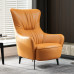 Scandinavian Style Recliner Armchair Modern Minimalist Tiger Chair Genuine Leather Single Sofa Luxurious High Back Casual Chair for Living Room Lazy Chair Scandinavian Style Recliner Armchair Modern Minimalist Tiger Chair Genuine Leather Single Sofa Luxurious High Back Casual Chair for Living Room Lazy Chair
