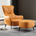 Scandinavian Style Recliner Armchair Modern Minimalist Tiger Chair Genuine Leather Single Sofa Luxurious High Back Casual Chair for Living Room Lazy Chair Scandinavian Style Recliner Armchair Modern Minimalist Tiger Chair Genuine Leather Single Sofa Luxurious High Back Casual Chair for Living Room Lazy Chair