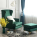 American Light Luxury Single Sofa Country Vintage Small Apartment Solid Wood Fabric Art Living Room European Lazy Tiger Armchair American Light Luxury Single Sofa Country Vintage Small Apartment Solid Wood Fabric Art Living Room European Lazy Tiger Armchair