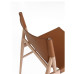 Scandinavian Designer Leather Saddle Chairs Solid Wood Dining Chairs for Hotels Cafes and Restaurants Home Use Chairs with Back Support Scandinavian Designer Leather Saddle Chairs Solid Wood Dining Chairs for Hotels Cafes and Restaurants Home Use Chairs with Back Support