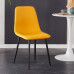 Modern Creative Luxury Lightweight Metal Nordic Leather Dining Chair Chair Back Home Office Desk Bench