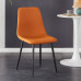 Modern Creative Luxury Lightweight Metal Nordic Leather Dining Chair Chair Back Home Office Desk Bench