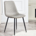 Modern Creative Luxury Lightweight Metal Nordic Leather Dining Chair Chair Back Home Office Desk Bench