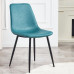 Modern Creative Luxury Lightweight Metal Nordic Leather Dining Chair Chair Back Home Office Desk Bench