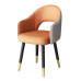 Lightly Luxurious Nordic High End Chair Home Leather Stool Modern Minimalist Dining Table and Chairs Home Living Room Hotel Backrest Lightly Luxurious Nordic High End Chair Home Leather Stool Modern Minimalist Dining Table and Chairs Home Living Room Hotel Backrest