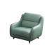 American Leather Single Sofa Chair Footrest Small Bedroom One Person Real Leather Sofa Modern Simple Living Room