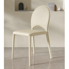 French Cream Saddleback Chair Dining Room Hotel Chair Home Use White Vanity Chair Modern and Simple Backrest Chair French Cream Saddleback Chair Dining Room Hotel Chair Home Use White Vanity Chair Modern and Simple Backrest Chair