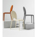 French Cream Saddleback Chair Dining Room Hotel Chair Home Use White Vanity Chair Modern and Simple Backrest Chair