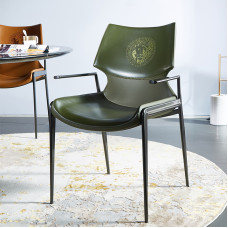 Italian Style Dining Chairs Home Modern Minimalistic Saddleback Leather Luxe Hotel Negotiating Chair Italian Style Dining Chairs Home Modern Minimalistic Saddleback Leather Luxe Hotel Negotiating Chair
